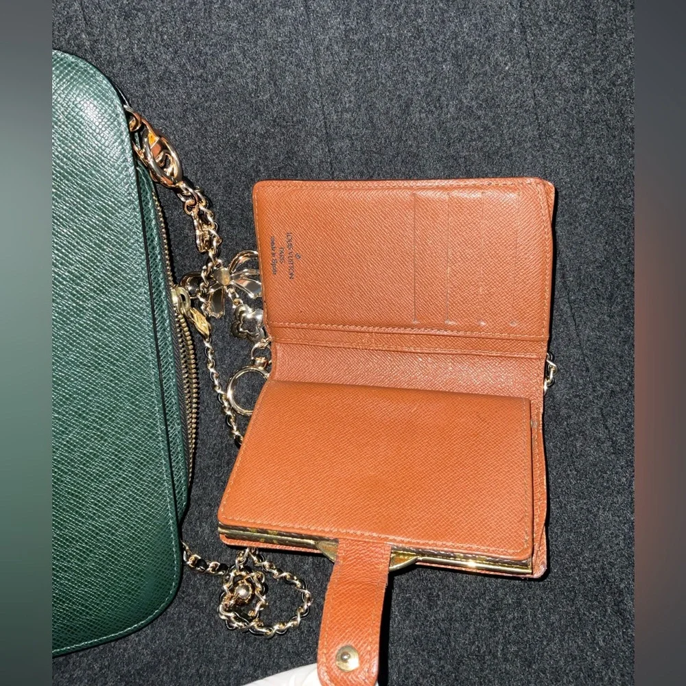 ✅LV CLUTCH+KISSLOCK WALLET AUTHENTIC DEAL LOUIS VUITTON - Picture 9 of 14